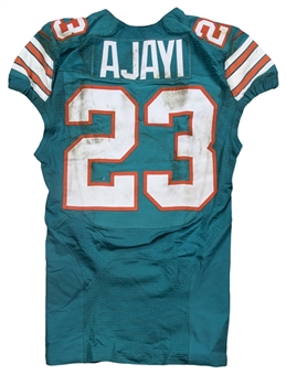 2016 Jay Ajayi Game Used Miami Dolphins Home Jersey Used On 11/27/16 Vs. San Francisco 49ers (Ajayi LOA)